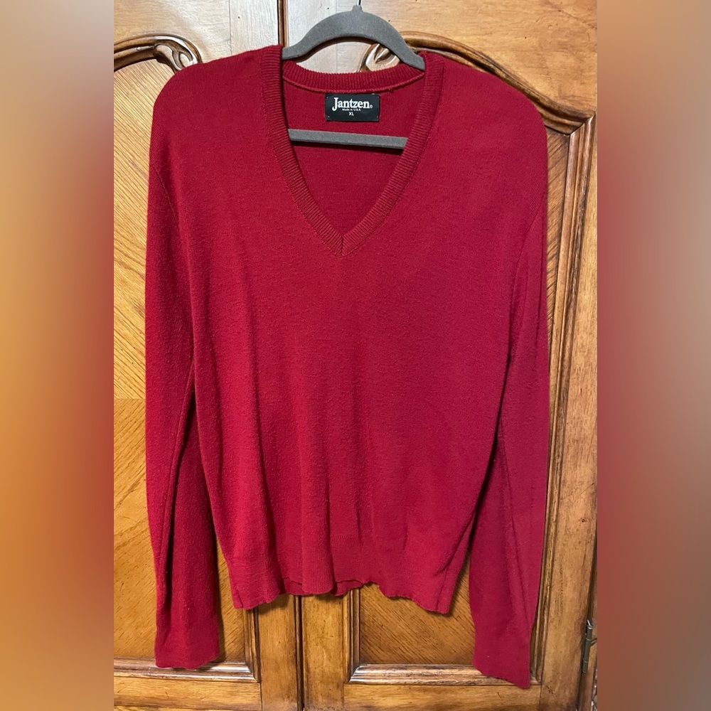 Vintage Cashmere V-neck Pullover Sweater